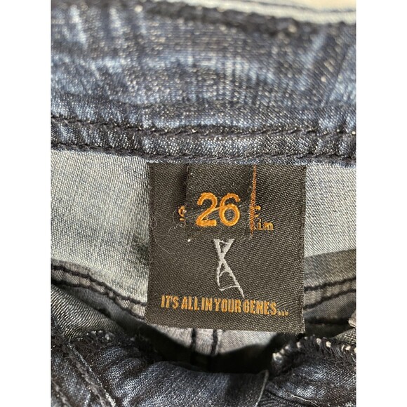 Genetic Denim The Riley Jeans 26 Womens Low Rise Y2K Jeans 27x29 Flare Jeans 26 - Picture 13 of 15